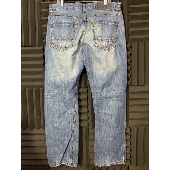 Rocawear Size 38x33 Denim Blue Jeans Original fit Vintage Y2K - Picture 2 of 4